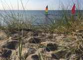 Unsere Katamarane auf der Ostsee am Timmendorfer Strand