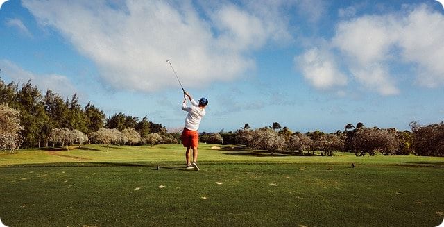 Golf spielen