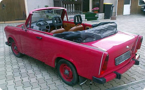 Trabant Cabrio mieten bei Lübeck