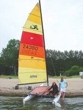 Katamaran Verleih, Katamaran mieten, Jollen mieten - Ostsee Insel Poel bei Wismar