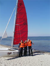 Katamaran Verleih, Katamaran mieten - Ostsee Insel Poel bei Wismar