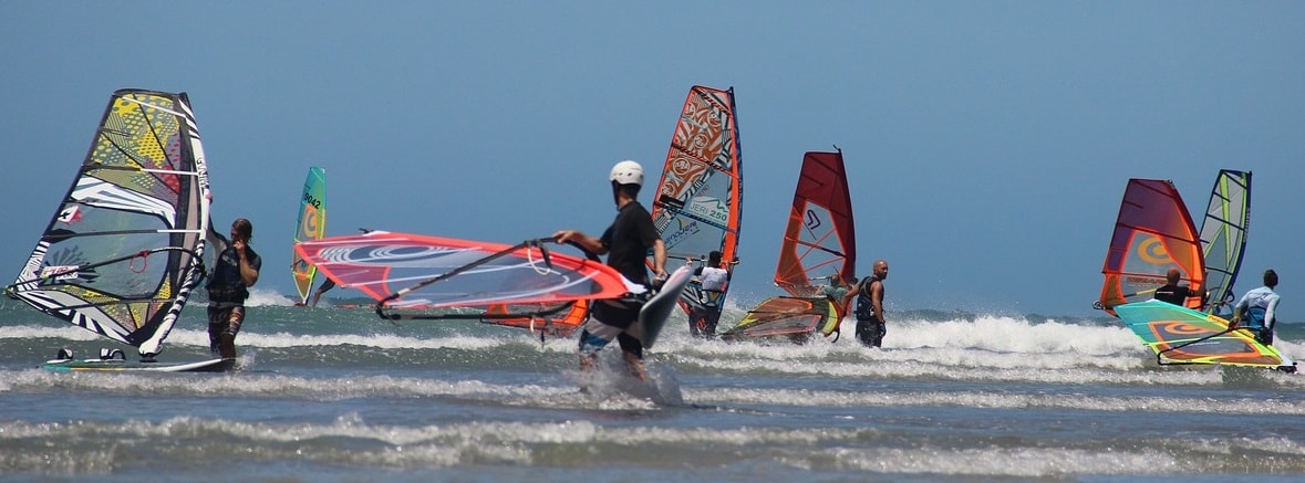 Windsurfen auf der Ostsee