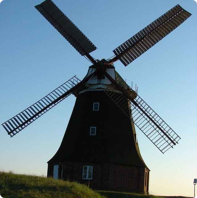 Die alte Windmühle in Stove bei Poel